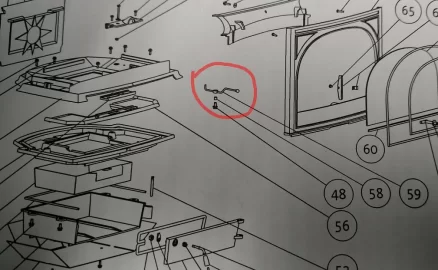 [Hearth.com] Broken part on a Jotul Castine, plus: doghouse differences?