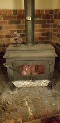 Is it okay to use a wood stove with a broken baffle plate?
