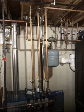 [Hearth.com] HELP! Plumbing Closed loop wood boiler to indoor boiler