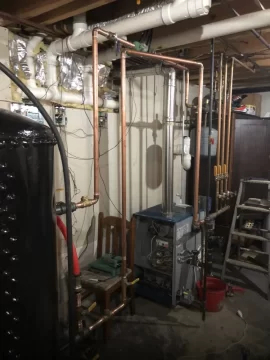 [Hearth.com] HELP! Plumbing Closed loop wood boiler to indoor boiler