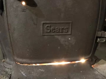 [Hearth.com] Old cast iron Sears top loader tips and tricks