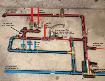 [Hearth.com] New guy DIY heat storage and MB55 Solo plumbing