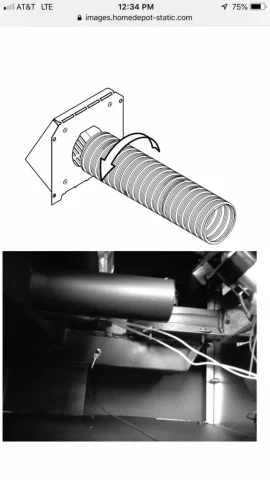 [Hearth.com] How to get flexi pipe into air intake