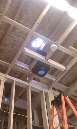 [Hearth.com] How to install 10x10 square ceiling support box in 24OC rafter cathedral ceiling?