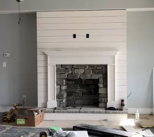 [Hearth.com] What to put on ceiling inside fireplace?