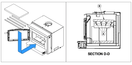 [Hearth.com] Osburn 2000 Baffle Position