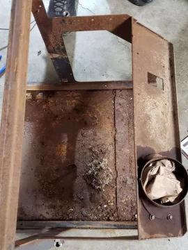 [Hearth.com] Sandblasting Rust From Older Harman accentra Insert