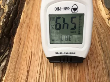 [Hearth.com] Moisture Content of two year downed tree and other BS