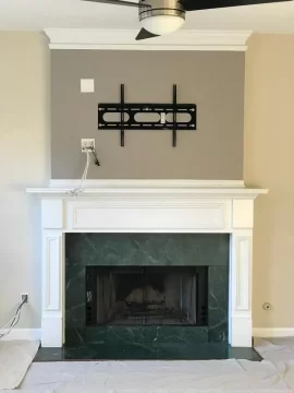 [Hearth.com] Wood burning fireplace reface frame question