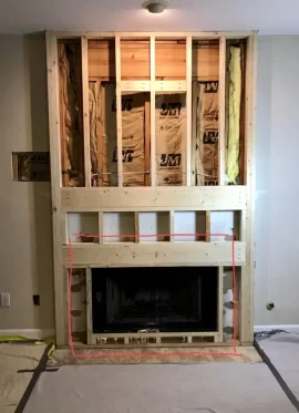 [Hearth.com] Wood burning fireplace reface frame question