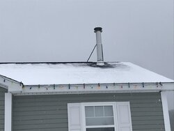 Snow melt around chimney, what’s normal/what’s not
