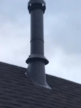 [Hearth.com] Roofer painted chimney