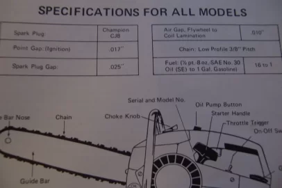 [Hearth.com] Old chain saw gas mix ratio?