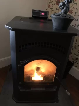 [Hearth.com] New England Stove Works Pellet stove Soot Lazy Fire