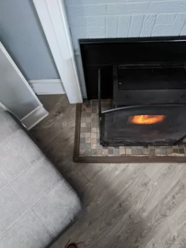 [Hearth.com] Pellet stove too close to couch?