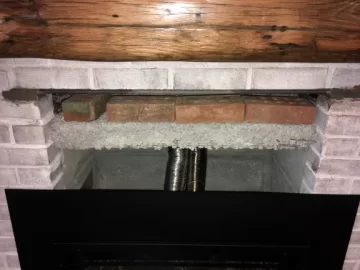 [Hearth.com] What to do with this gaping hole above gas fireplace insert?