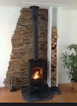 [Hearth.com] Building a fireplace around a wood burning stove