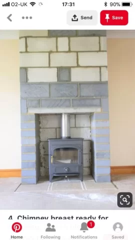 [Hearth.com] Building a fireplace around a wood burning stove