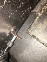 Getting a grip on your stripped out round hex head bolts on your pellet stove!