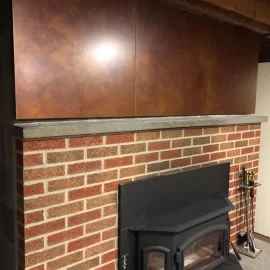 [Hearth.com] Steel fireplace surround