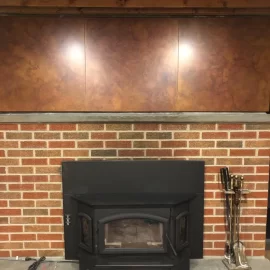 [Hearth.com] Steel fireplace surround