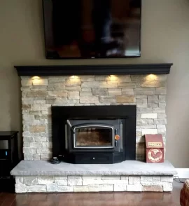 [Hearth.com] Wood stove surround