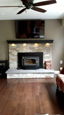 [Hearth.com] Stone veneer or cheaper option?