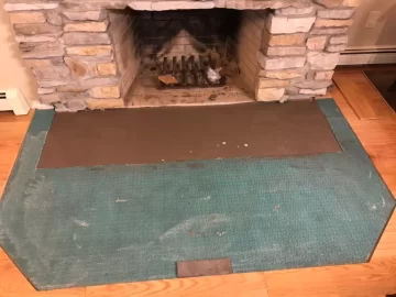 [Hearth.com] Flush hearth extension for wood stove