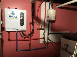 Need to install an electric hot water heater with Oil fired coil