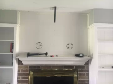 [Hearth.com] What is the plywood cover over my fireplace?