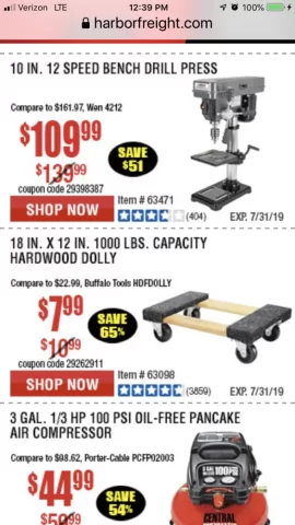 [Hearth.com] Harbor Freight little hole driller with low RPM speeds for the hard stuff  & coupon register debacle