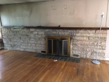 [Hearth.com] Cleaning  Lymestone? marble Stone rough face surround