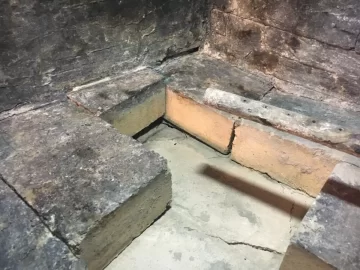 [Hearth.com] Sinking masonry in fireplace floor