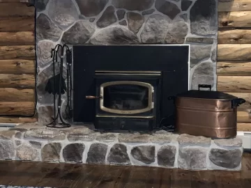 [Hearth.com] Avalon rainier in log cabin