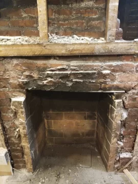 [Hearth.com] replace firebrick that's supporting steel lintel bar