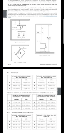 [Hearth.com] New stove clearances