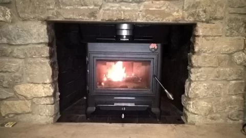 [Hearth.com] Yellowish White Gunk on wood stove and liner in fireplace