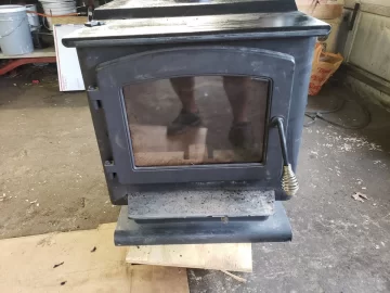 [Hearth.com] Stripped, sanded, painted, and burned!