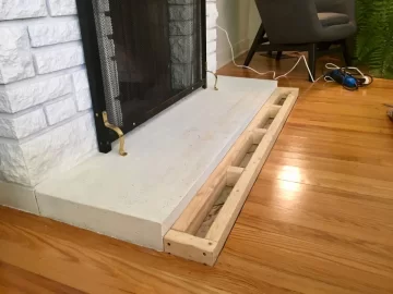 [Hearth.com] Raised hearth edges and moulding