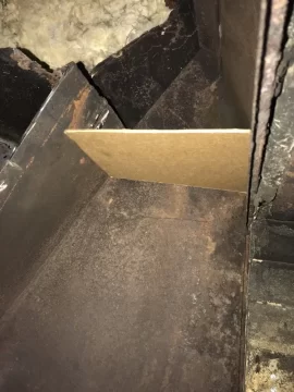 [Hearth.com] Hole in smoke shelf