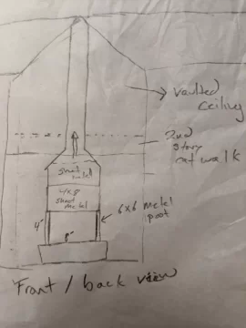 [Hearth.com] Custom gas assist, island, wood fireplace... Thoughts? Suggestions?