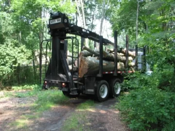 [Hearth.com] tri-axle load of logs