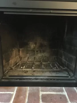 [Hearth.com] Combustibles in hearth extenstion with fireplace mounted stove