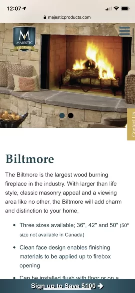 [Hearth.com] Largest efficient wood insert