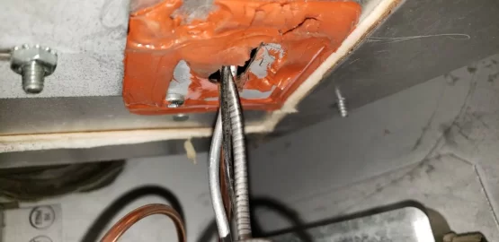 [Hearth.com] How to seal up penetration after thermocouple replacement