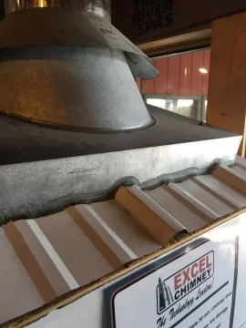 [Hearth.com] Chimney Pipe Flashing/Boot for Metal Roofs