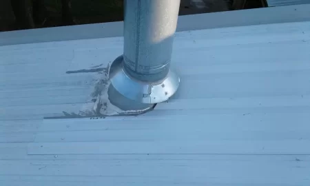 [Hearth.com] Chimney Pipe Flashing/Boot for Metal Roofs