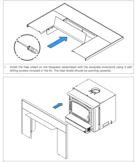 [Hearth.com] Floor protection needs to be level with hearth? (Drolet 1800i insert)