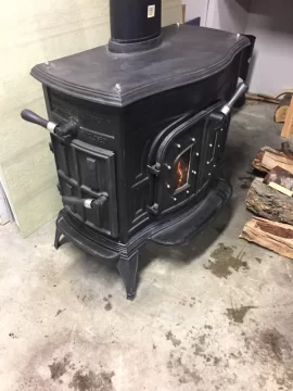 [Hearth.com] Another 1980 Knock-off  and secondary burn