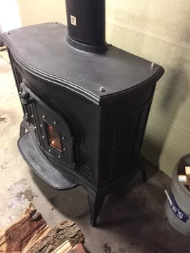 [Hearth.com] Another 1980 Knock-off  and secondary burn